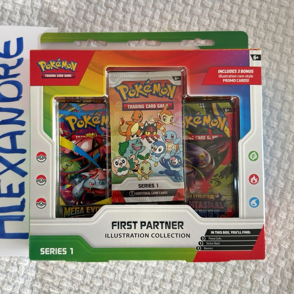 Pokémon TCG First Partner Illustration Collection Series 1 Promo Booster Box