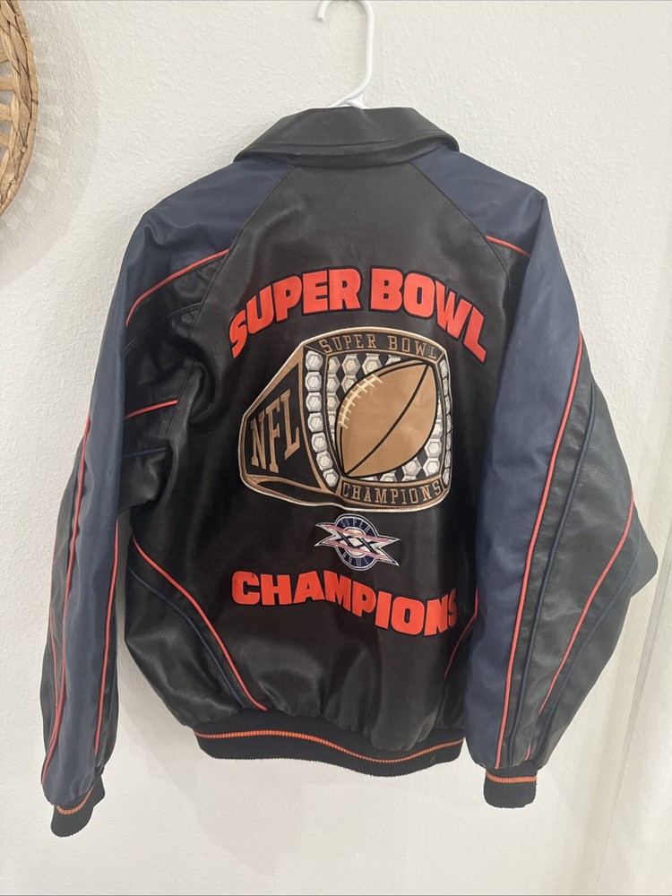 Vintage 1985 GIII NFL Chicago Bears Superbowl XX Champion Polyvinyl Jacket MED