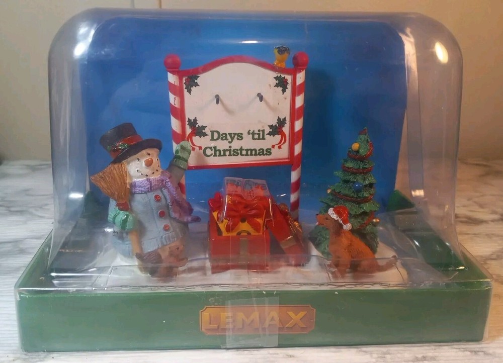 LEMAX 2012 Retired Carole Town Christmas Countdown Table Accent-image