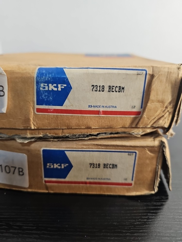 SKF 7318 BECBM 90 mm x 190 mm x 43 mm Angular Contact Ball Bearings (2-Pack)