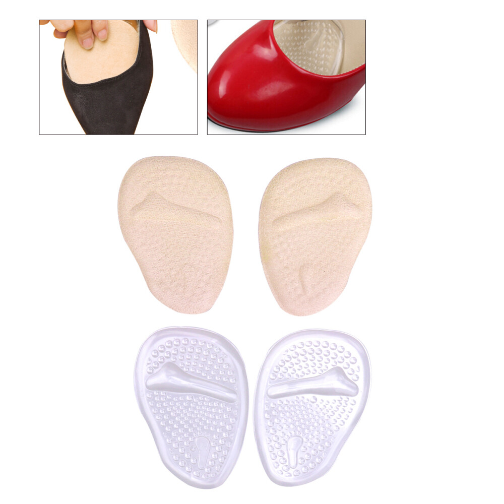 2 Pair Forefoot Pads Efficient Professional Insoles Cushion Woman
