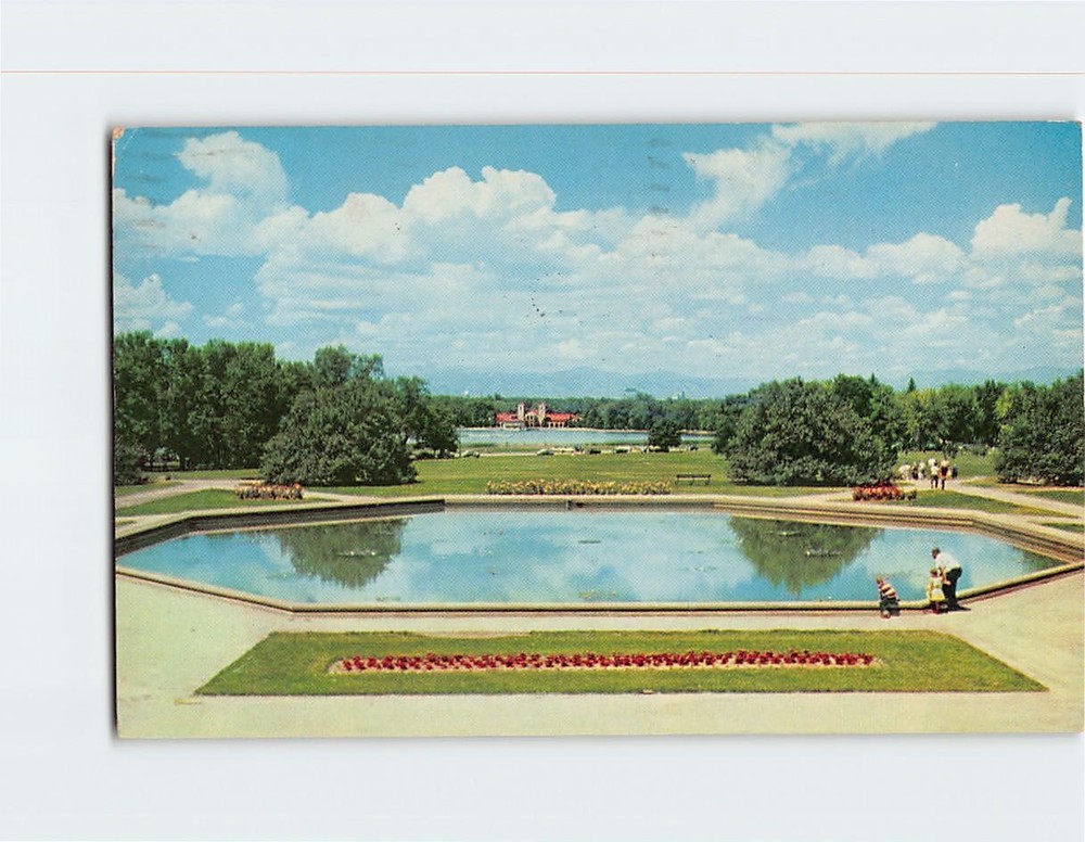 Postcard View from Denver Museum Of Natural History City Park Denver Colorado
