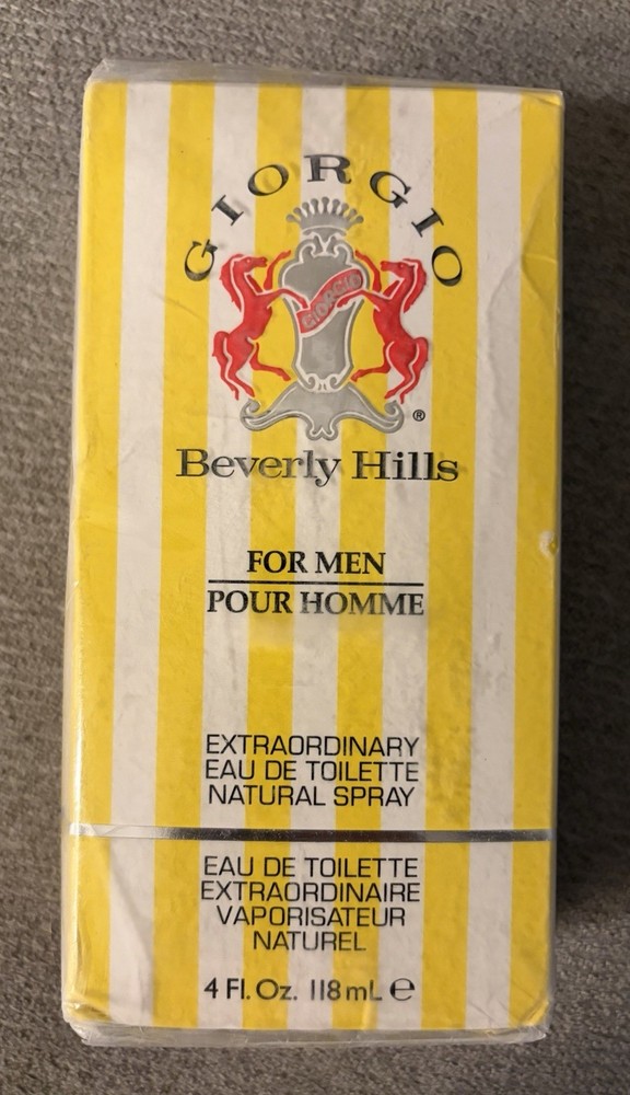 GIORGIO BEVERLY HILLS Pour Homme Cologne for Men 4.0 oz NEW IN BOX/SEALED
