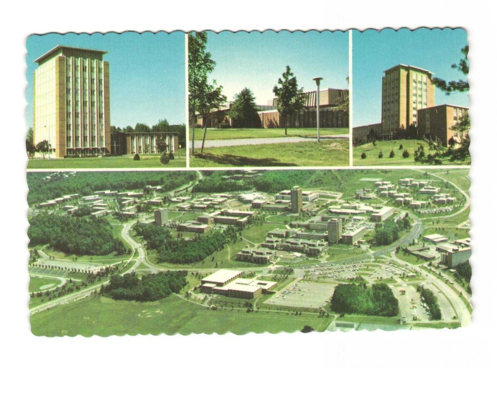 S.U.N.Y. BINGHAMTON State University of New York Harpur College VTG postcard Unp