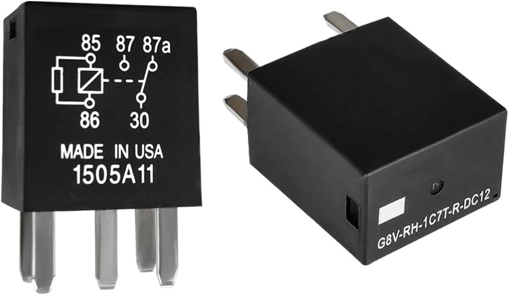 2 PCS Power Relay, 5 Pin High Performance Auto Fuel Pump Relay, Automotive Relay