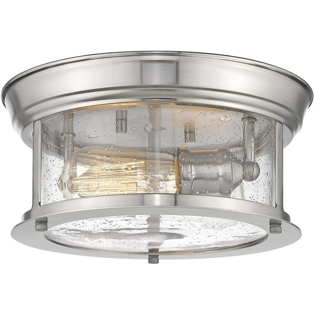 Z-Lite 727F10-BN Sonna 2 Light 11 inch Brushed Nickel Flush Mount Ceiling Light