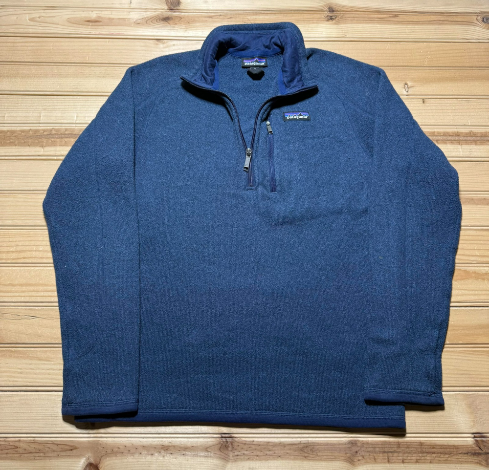 Patagonia Worn Wear Better Sweater 1/4-Zip Heather Gorpcore Jacket - Size Small