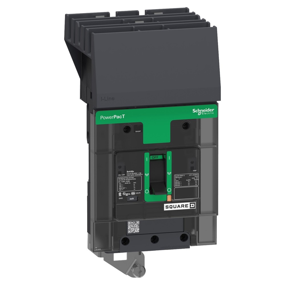 Square D BDA36100 Circuit Breaker - MCCB 100A 3P 14kA