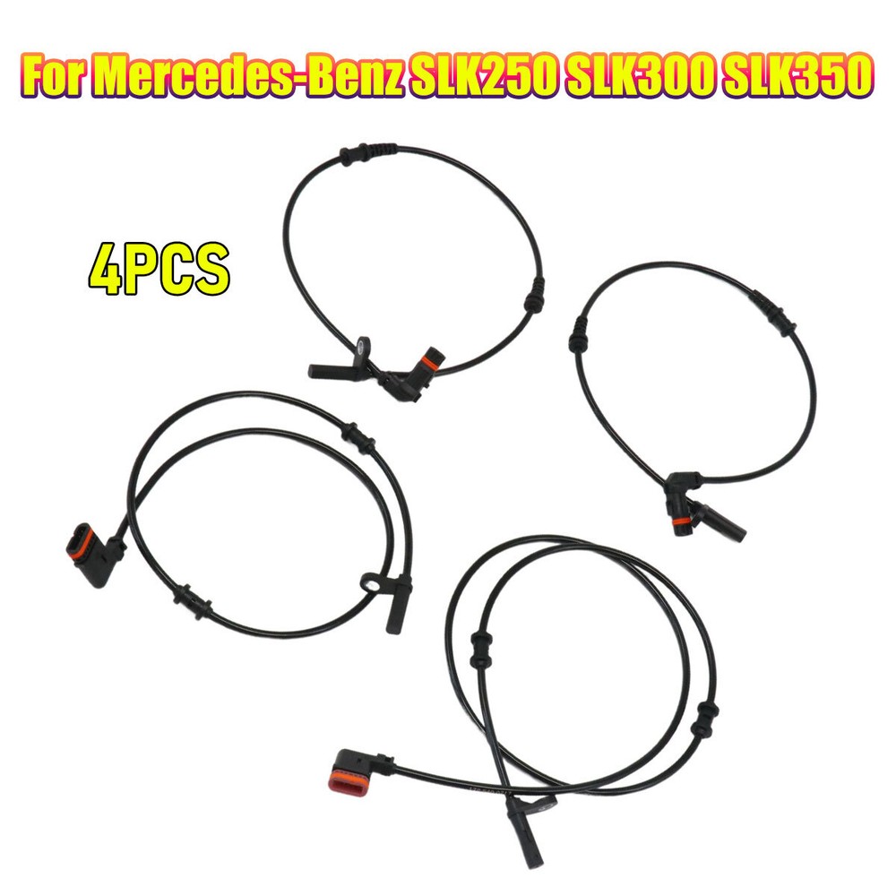 4x For Mercedes-Benz SLK250 SLK300 SLK350 Front & Rear ABS Wheel Speed Sensors