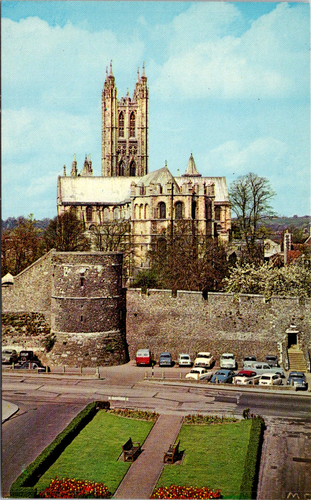 Vintage Postcard Canterbury England Cathedral St Augustines Abbey