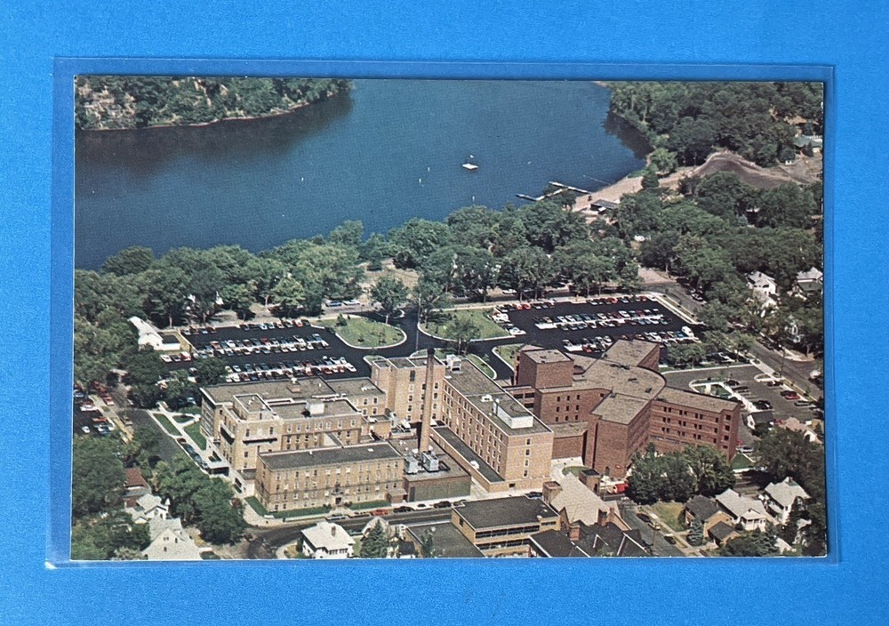 Eau Claire Wisconsin Luther Hospital Vintage Postcard UNUSED