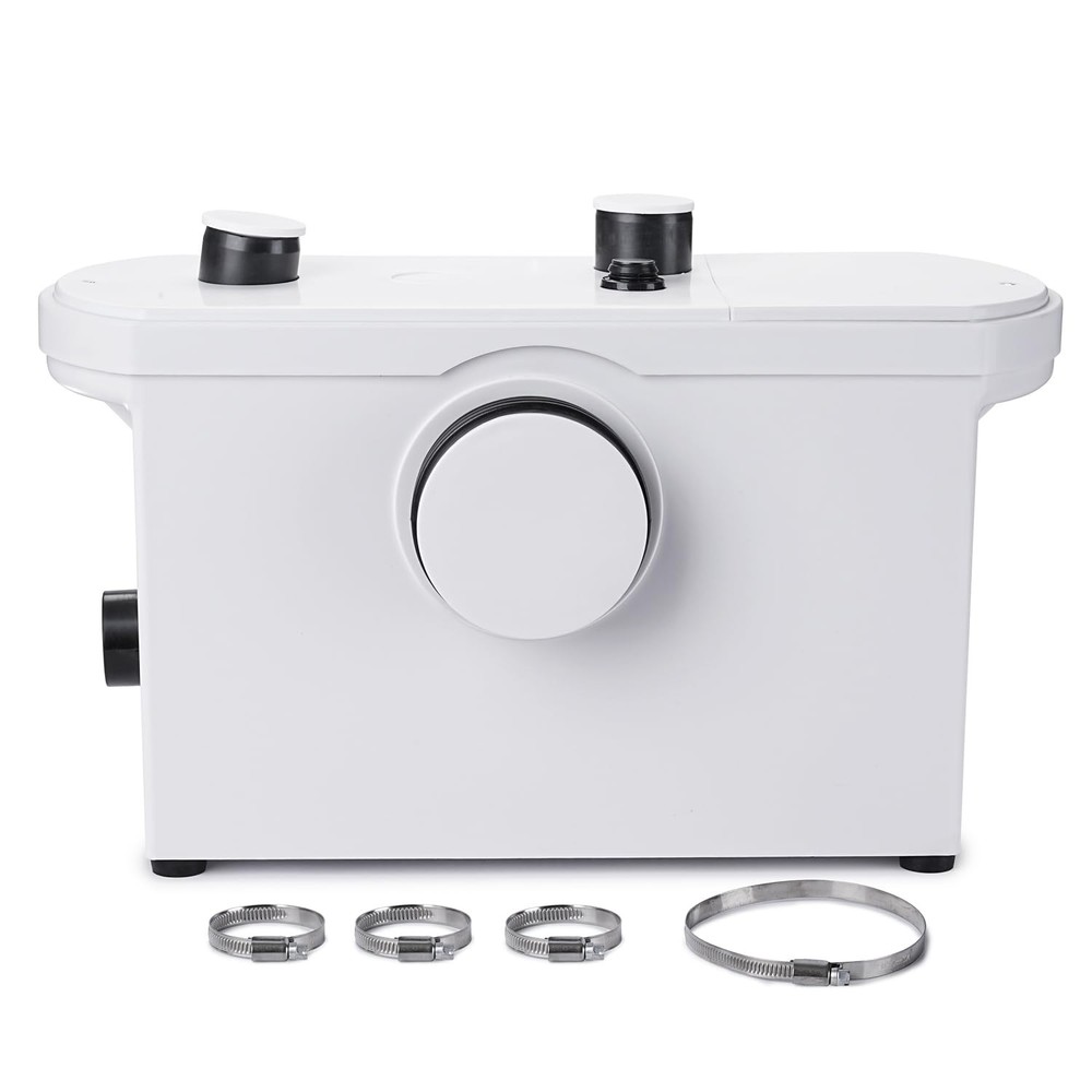 600W Macerator Sewage Pump with 3 Inlets for Toilet Sink Shower
