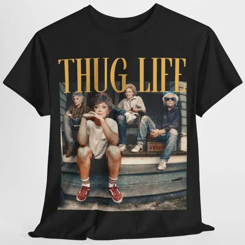 Men's Graphic T Shirts Vintage Comedy TV Show Print Tee Streetwear Unisex