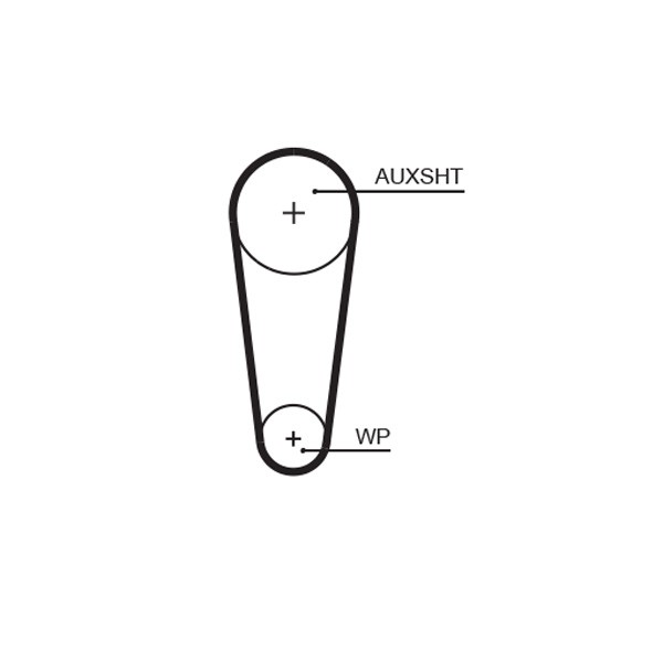 KP15682XS-2 GATES Water Pump + Timing Belt Kit for Audi, Seat, Skoda, VW