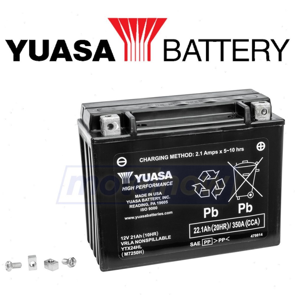 Yuasa High Performance Maintenance Free Battery for 2010-2013 Can-Am Spyder et