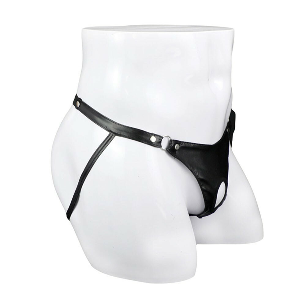 Mens Underwear O Rings Pouch G-string Thongs Briefs Crotchless Bikini Lingerie