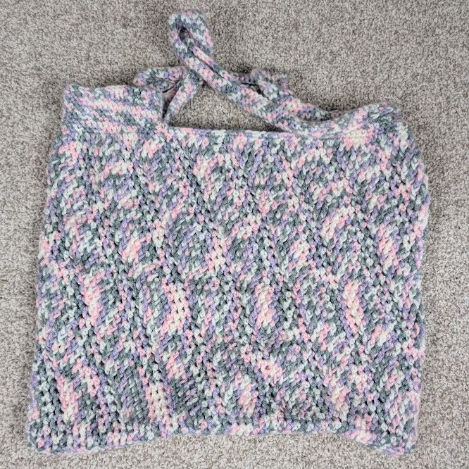 Eco-Friendly Reusable Easter Grocery Tote Basket Handmade