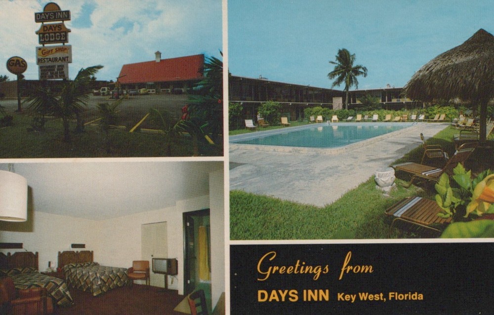 Greetings From Days Inn Key West Florida Postcard