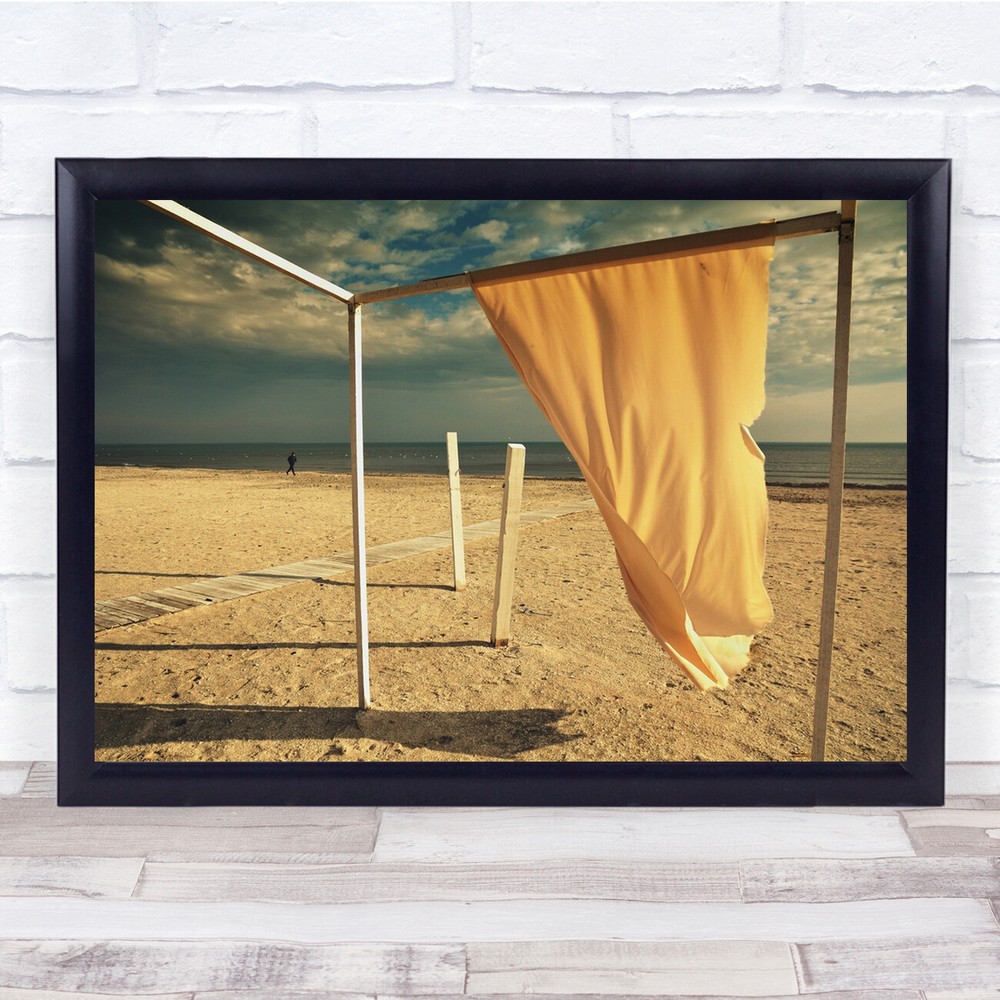 Light Passing Sea Geometry Minimalism In The Morning Wall Art Print