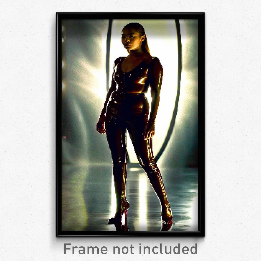 8 Bit Psychedelic Pixel Art Poster - Glossy Duchy Video Game Print