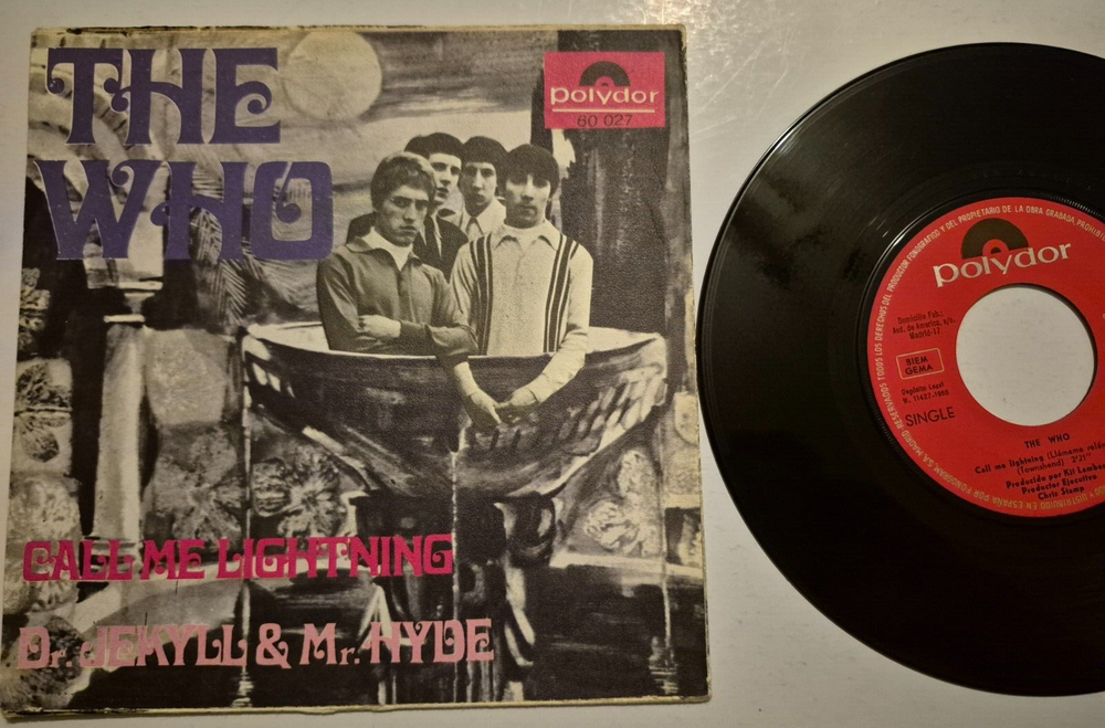 unad     the WHO-CALL ME LIGHTNING/JEKYLL&HYDE 45 RECORD Spain PS- POLYDOR-60027