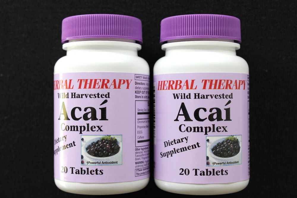 ACAI  BERRY complex  Dietary Supplement Powerful Antioxidant Wild Harv  Lot of 2-image