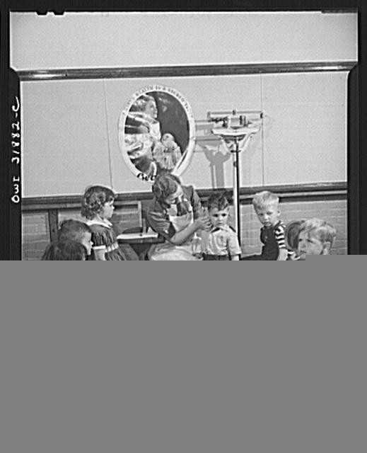 New Britain Connecticut 1942 Child Care Center Opening Children Interior
