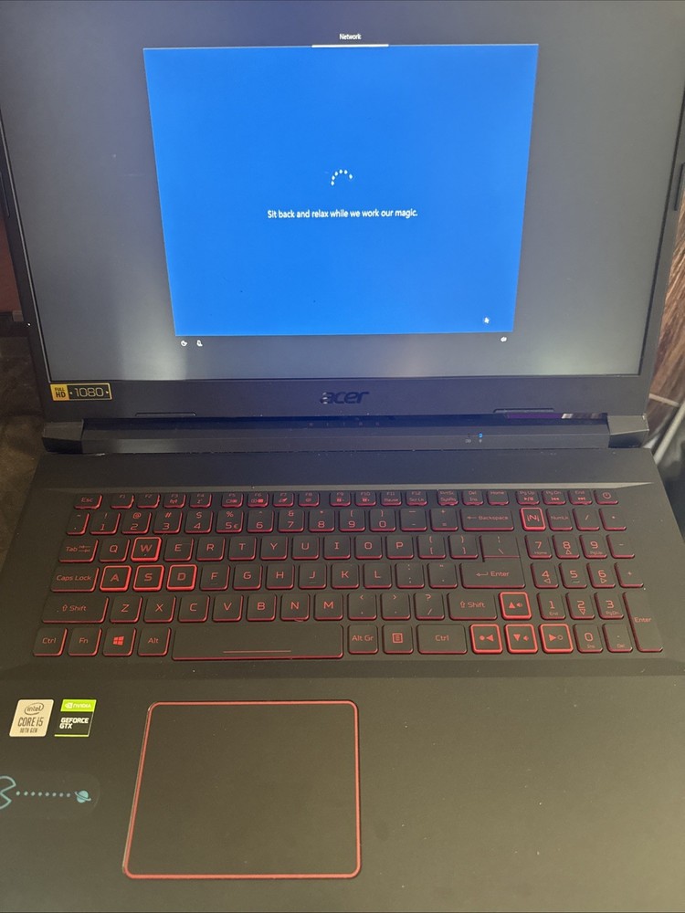 Acer Nitro 5 15.6 FHD Gaming Laptop, Intel i5-10300H, 8GB RAM, 512GB SSD, GTX 1650, Black-image