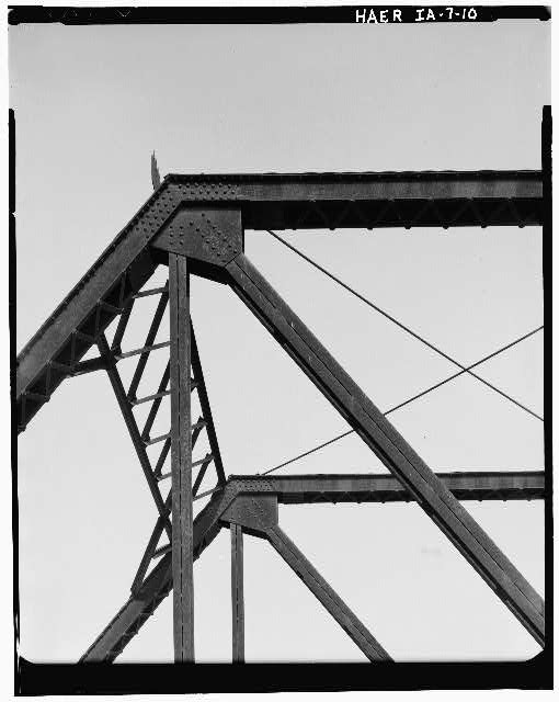 Mill Rock Bridge,Spanning Big Bear Creek,Monmouth,Jackson County,IA,Iowa,HABS,9
