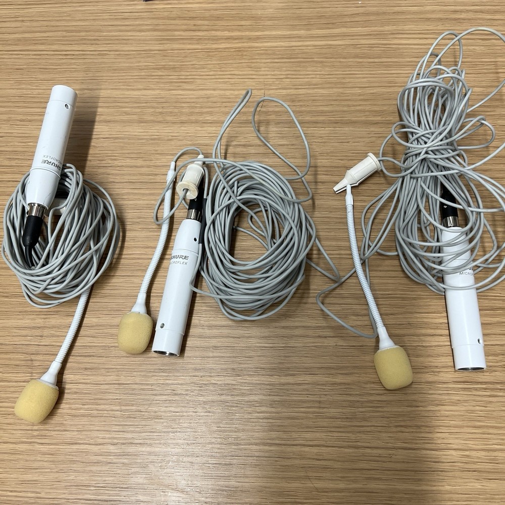 Shure MX202 Microflex Overhead Condenser Microphone 3-Pin XLR w/ XLR Adapter