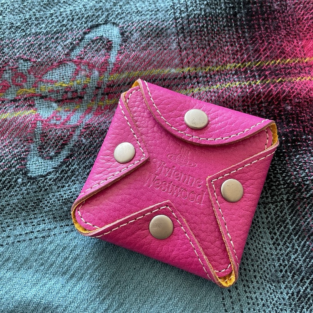 Vivienne Westwood Small Mini Compact coin case pink from Japan