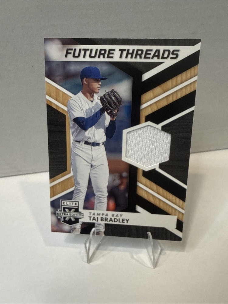 2022 Panini Elite Extra Edition - Future Threads Taj Bradley #FT-TB (MEM, RC)