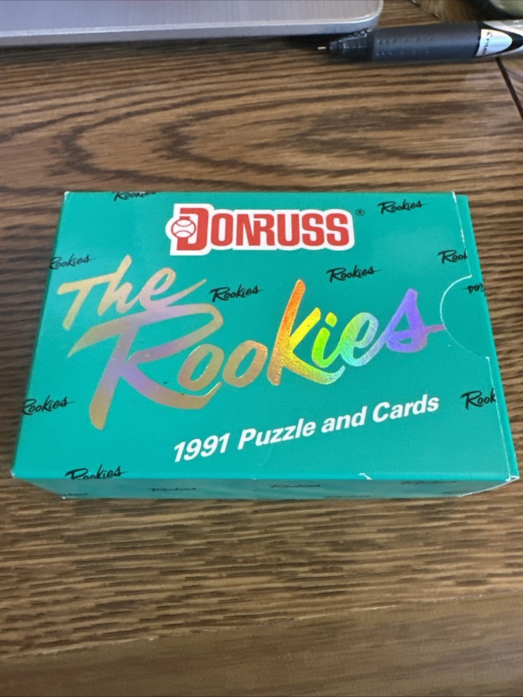 1991 Donruss Baseball The Rookies Complete 56 Card Factory Sealed Set and Puzzle