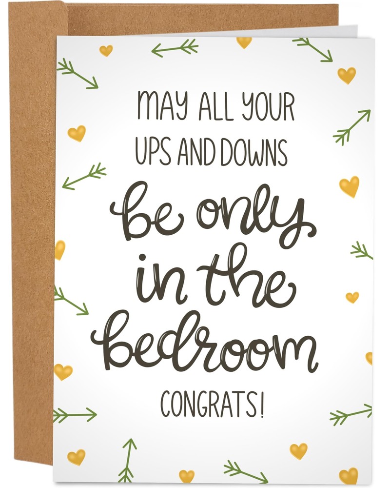 Sleazy Greetings Funny Wedding Card For Her Engaged Bachelorette Party Bridal...