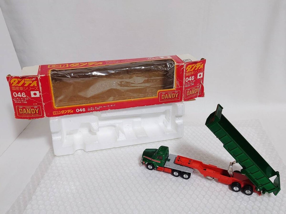 Tomy Tomica Dandy No.046 1/60 Nissan Diesel Trailer Dump Truck