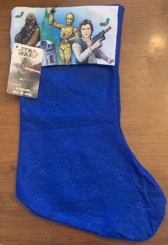 Star Wars Blue Christmas Stocking