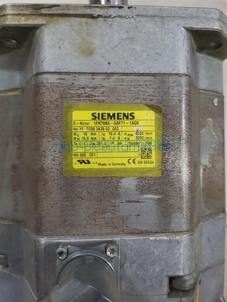 1Pcs Used Siemens Servo Motor 1Fk7083-5Af71-1Ag0