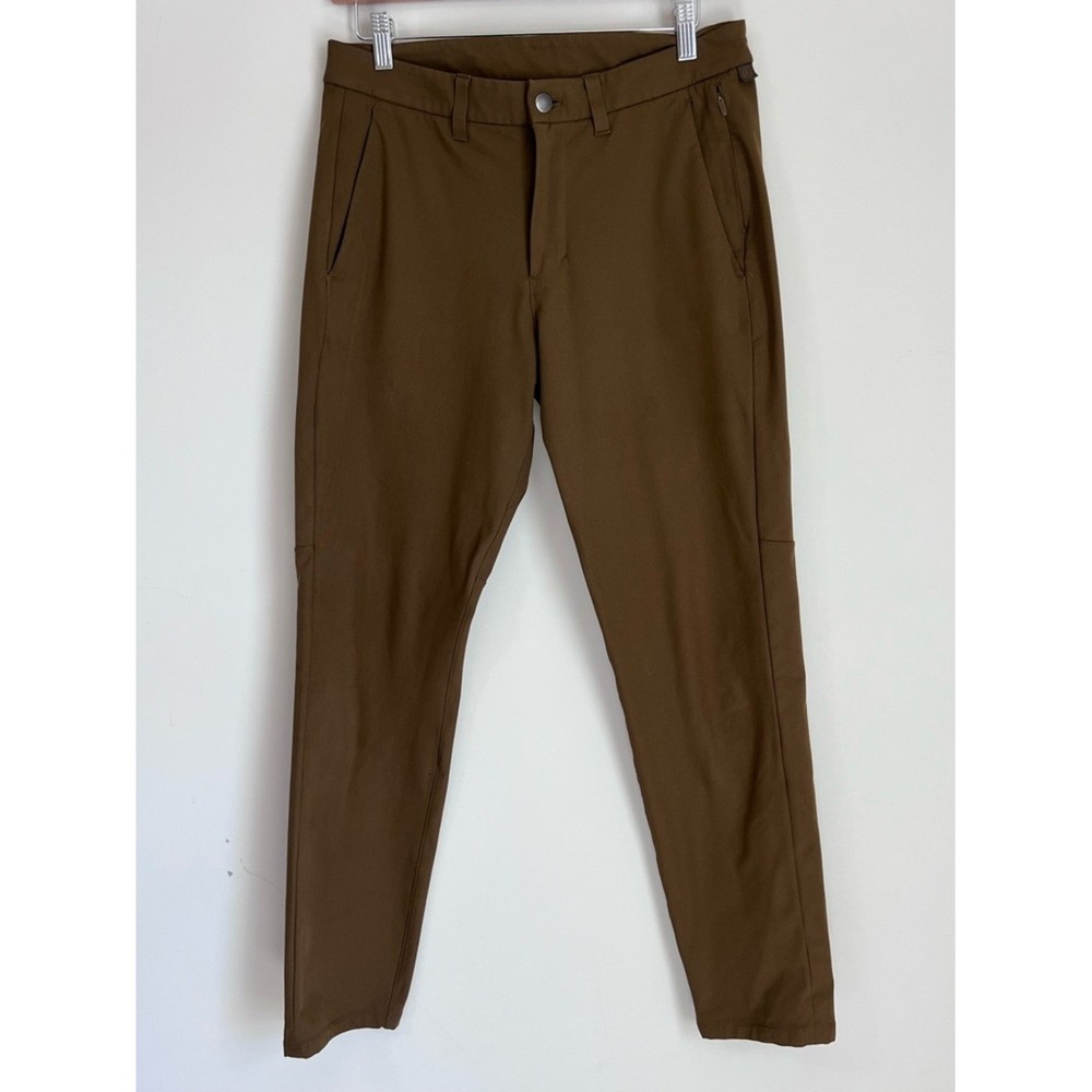 Lululemon Men's Casual Pants 31 x 29 Work Commission ABC Brown