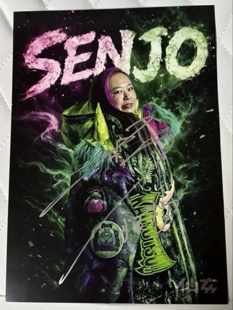 Hashimoto Chihiro Signed Portrait Women’s Pro Wrestling Japan Stardom