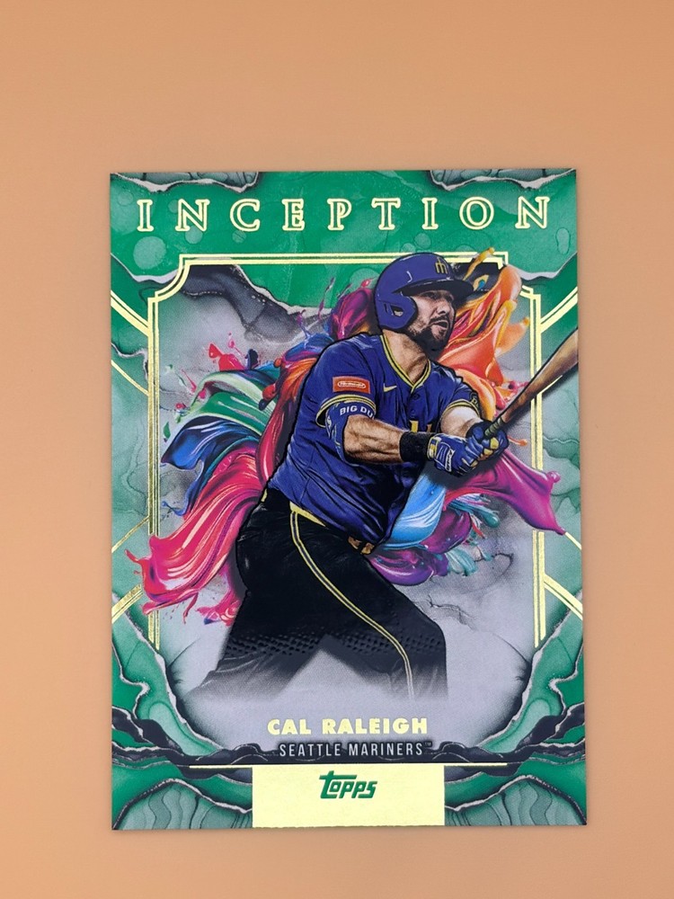 2025 Topps Inception Cal Raleigh Green #96 Seattle Mariners