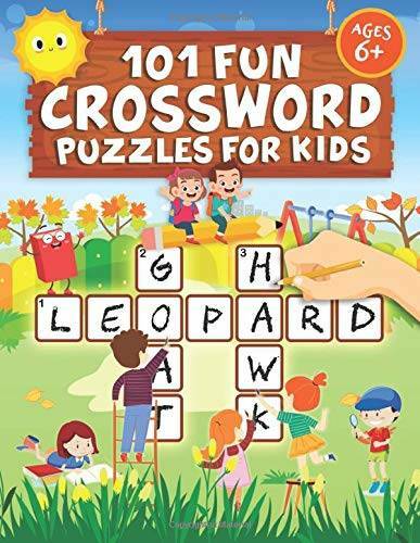 101 Fun Crossword Puzzles for Kids: First Children Crossword Puzzle Book  - GOOD