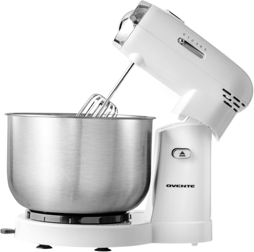 3.5-Quart Electric Stand Mixer with Removable Stainless Steel Bowl