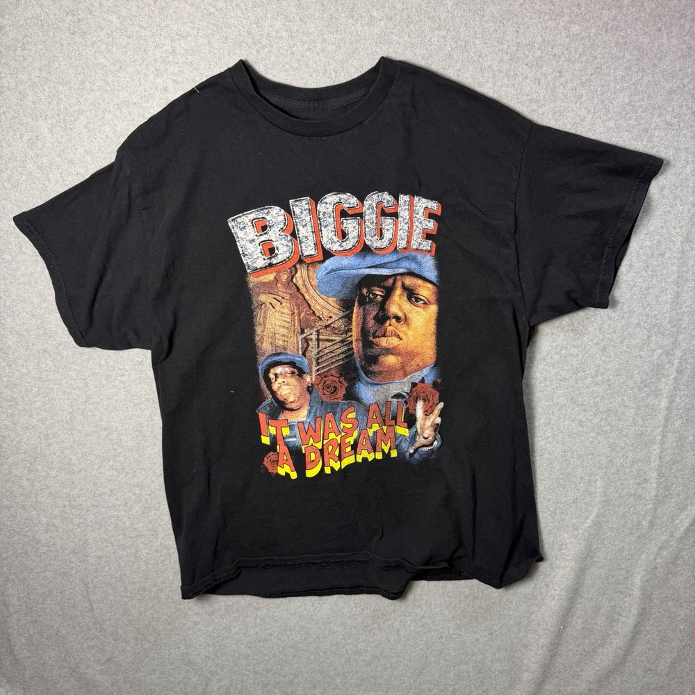 The Notorious BIG TShirt XL Black Mens Hip Hop Rap Biggie Smalls Graphic Tee