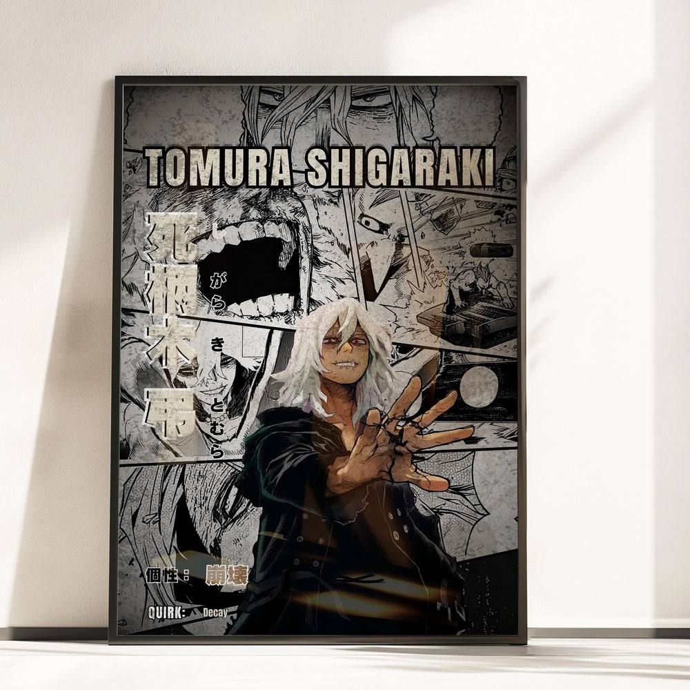 Tomura Shigaraki Unleashed Power Poster BNHA Villain Art Print All Sizes