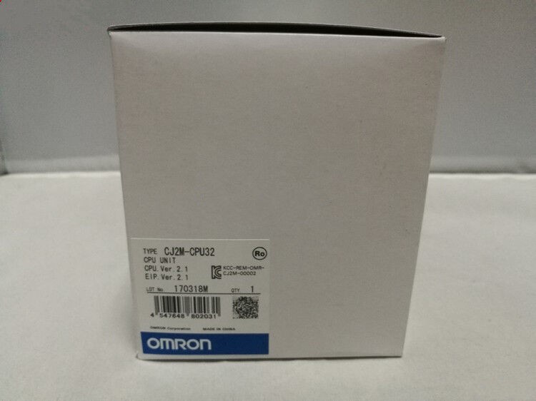 CPU UNIT CJ2M-CPU32 PLC CJ2MCPU32 CPU New In Box One Year Warranty #A6-37