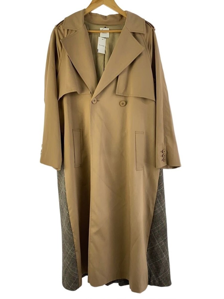 Ameri Trench Coat/Back Check/Polyester/Beg/027260067/ 10401