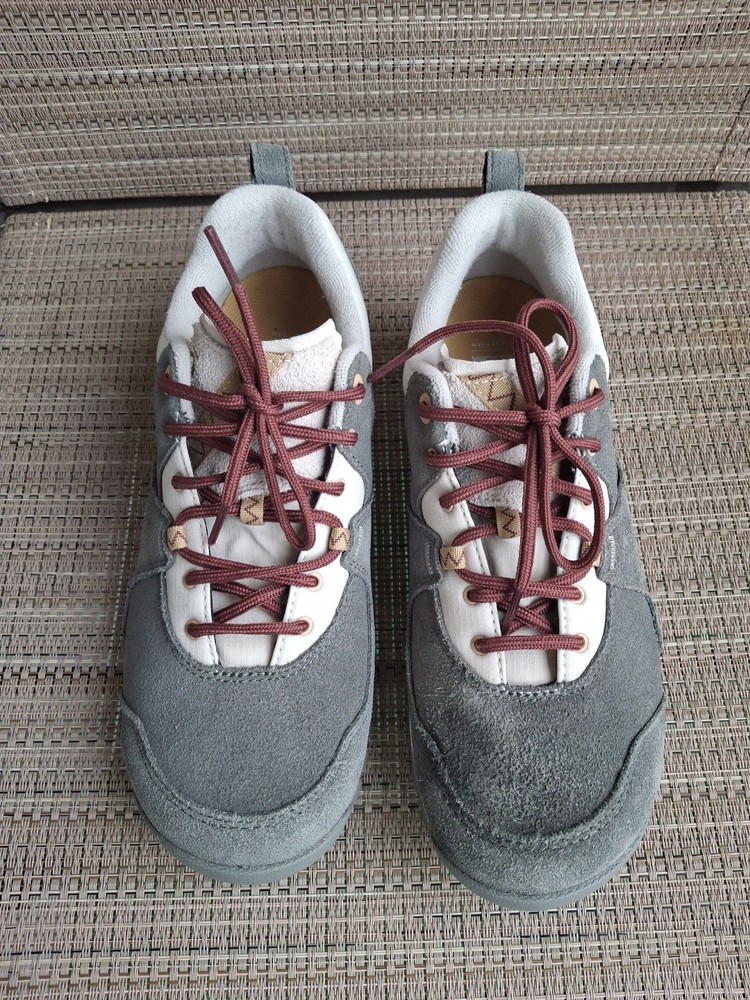 Oboz Women's Emma Low Suede Waterproof Leather Trail Shoe Nimbus Gray Size 9.5