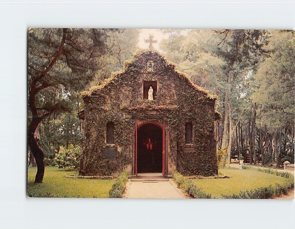 Postcard Shrine of Nuestra Senora De La Leche Mission Saint St Augustine Florida