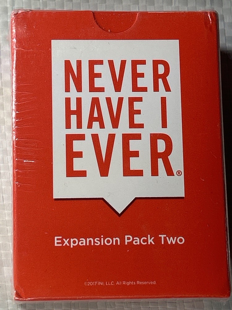 Never Have I Ever Expansion Pack Two Card Game Brand New Sealed