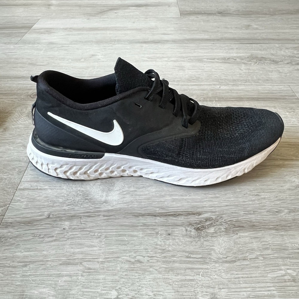 Nike Womens Odyssey React Flyknit 2 AH1016-010 Black Running Shoes Size 9.5